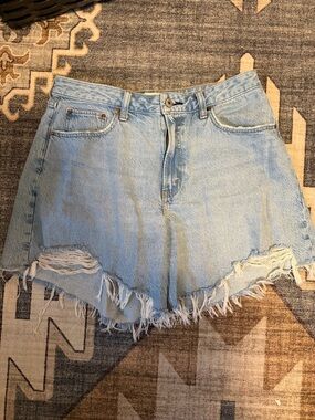 Abercrombie & Fitch Curve Love “The Loose” high rise Shorts